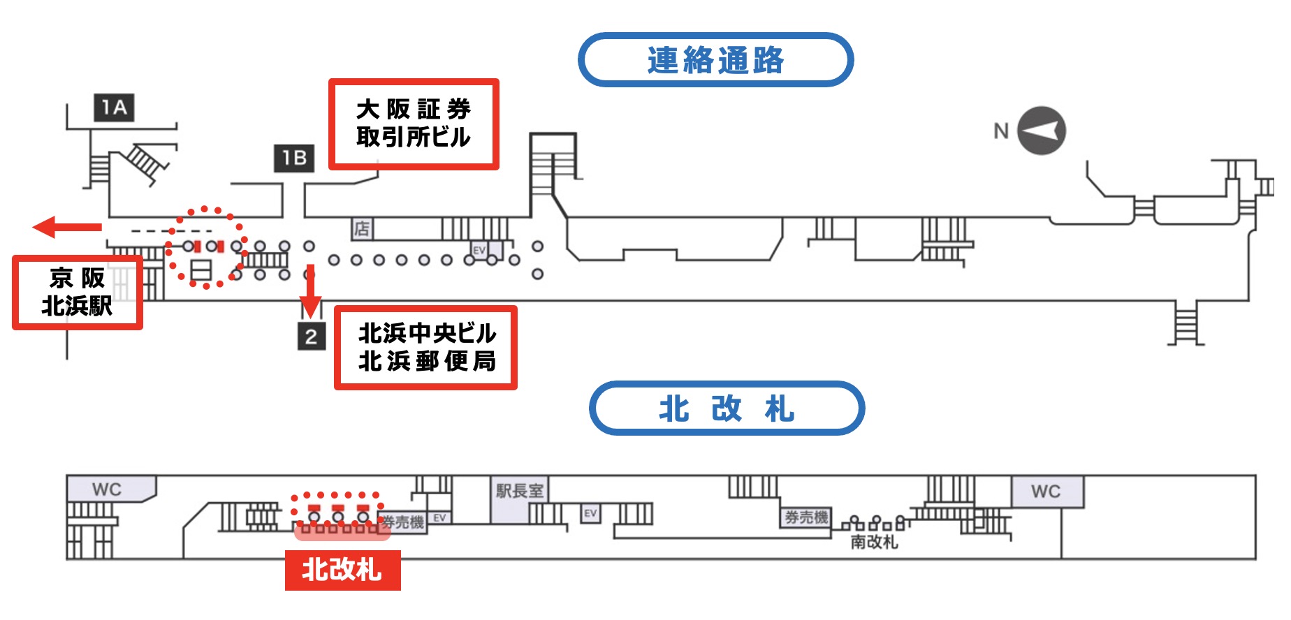 ネットワークビジョン北浜 配置図