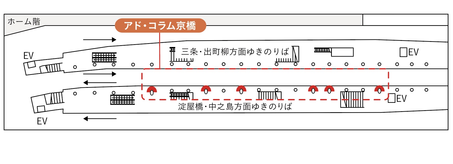 アド・コラム京橋 配置図