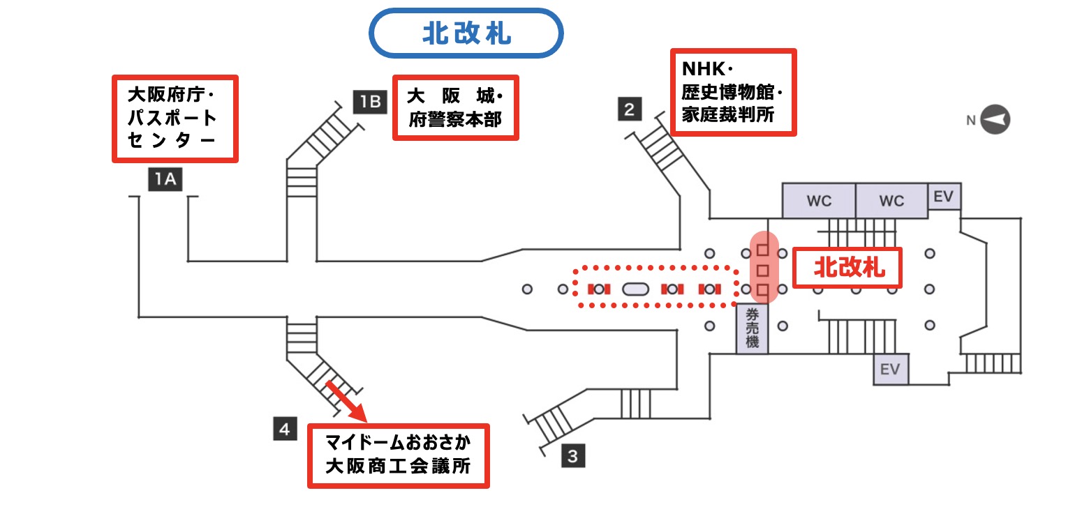 ネットワークビジョン谷町四丁目 配置図