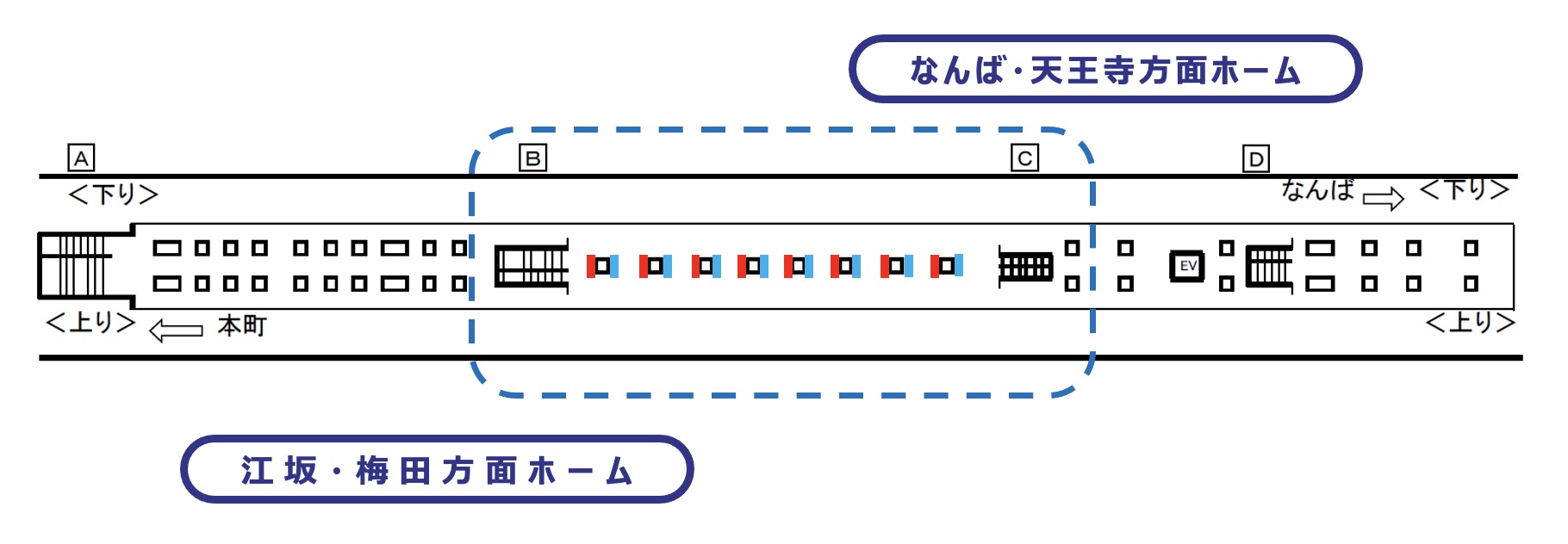 心斎橋ホームビジョン 配置図