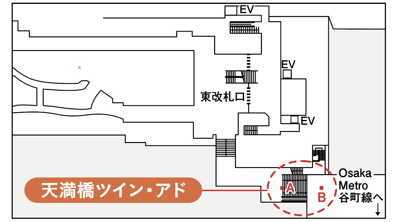 天満橋ツインアド 配置図