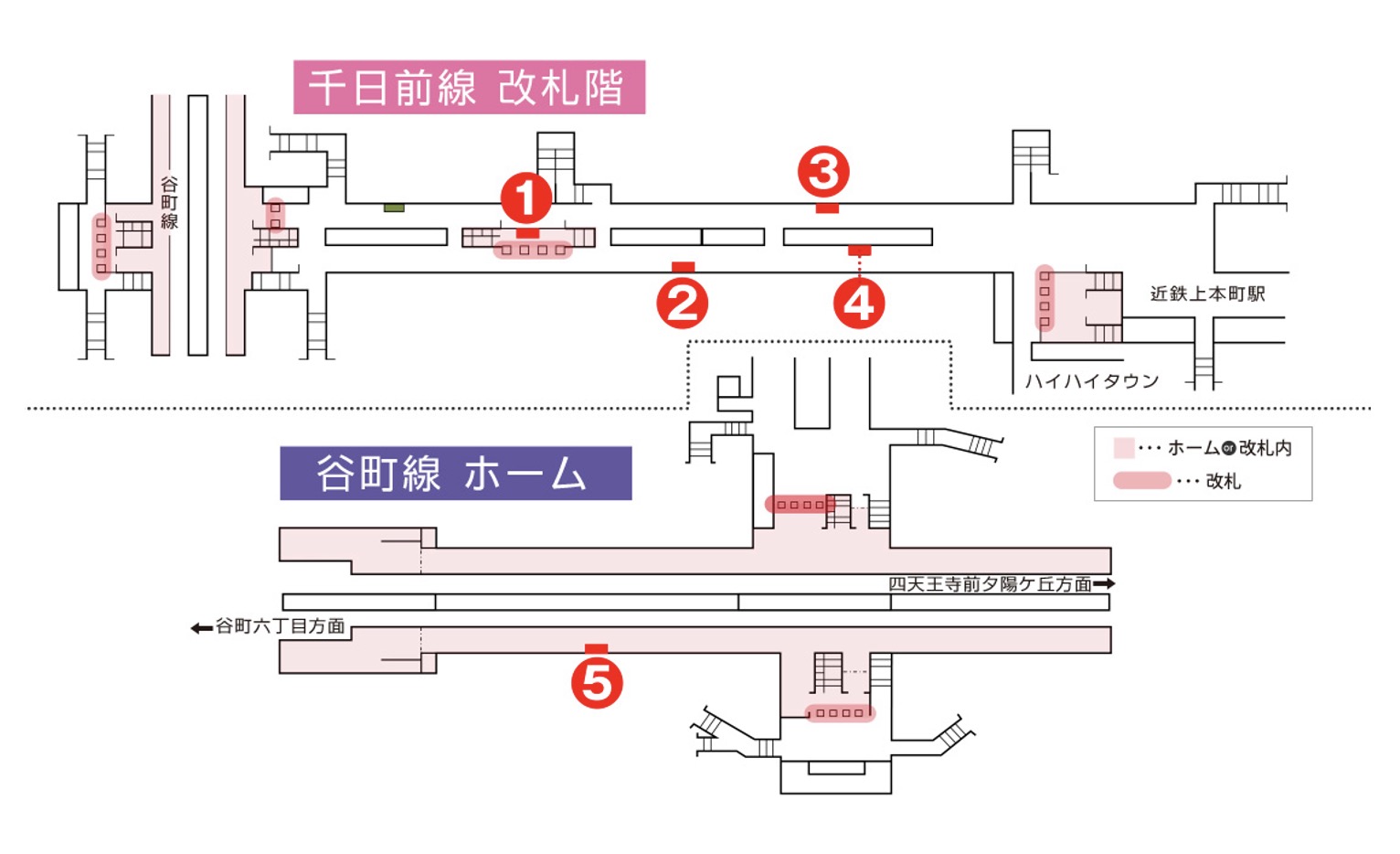 谷九セット 配置図