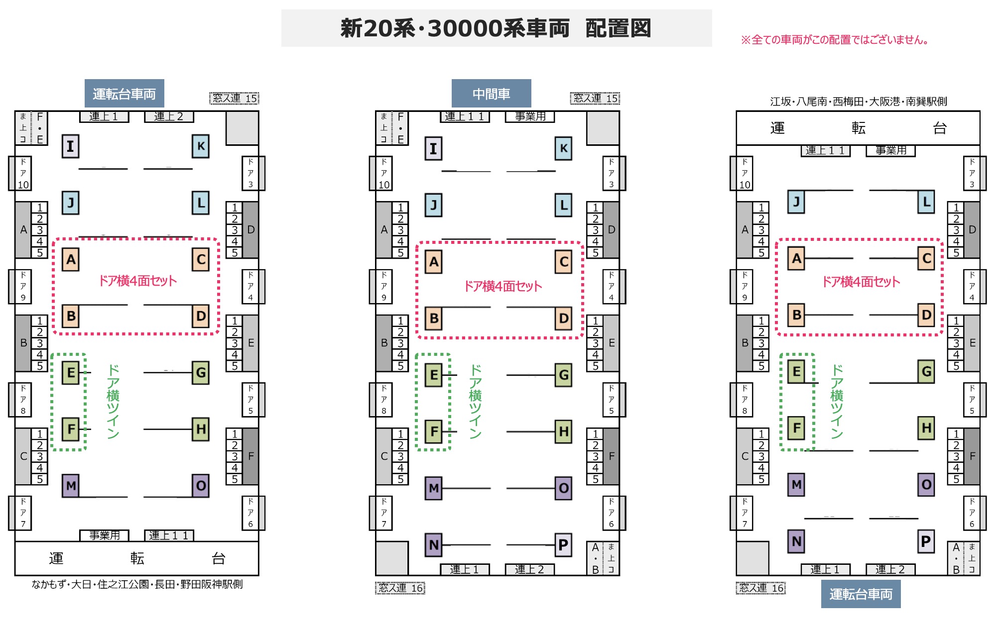 ドア横ポスター 配置図