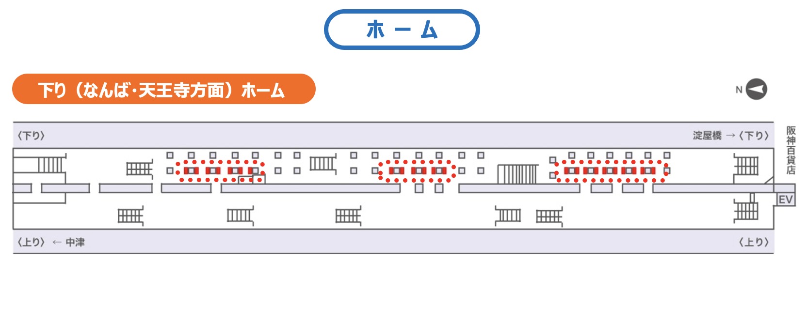ネットワークビジョン梅田 配置図