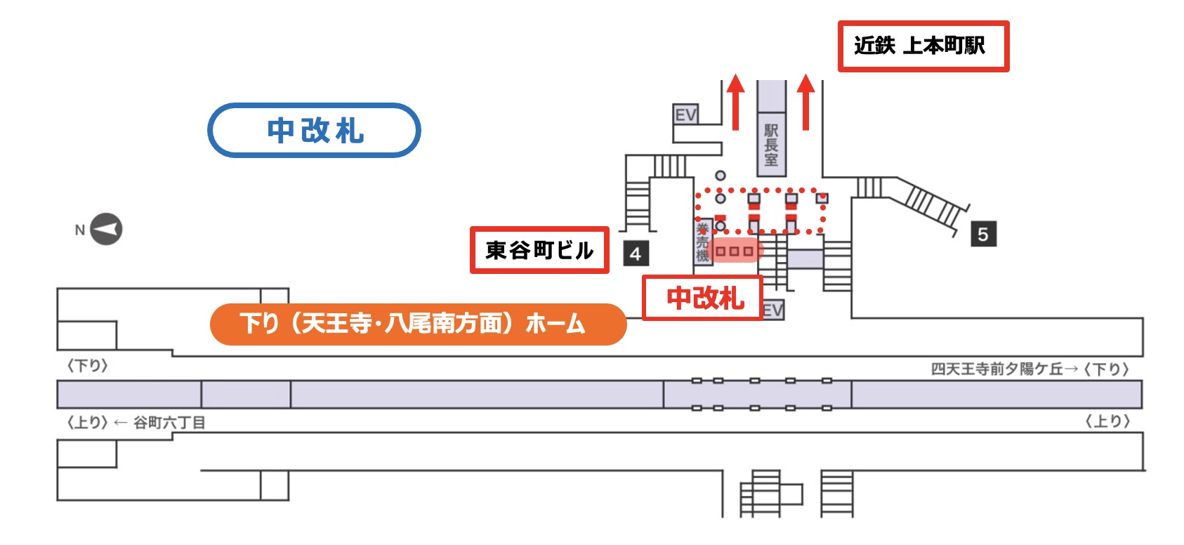 ネットワークビジョン谷町九丁目 配置図