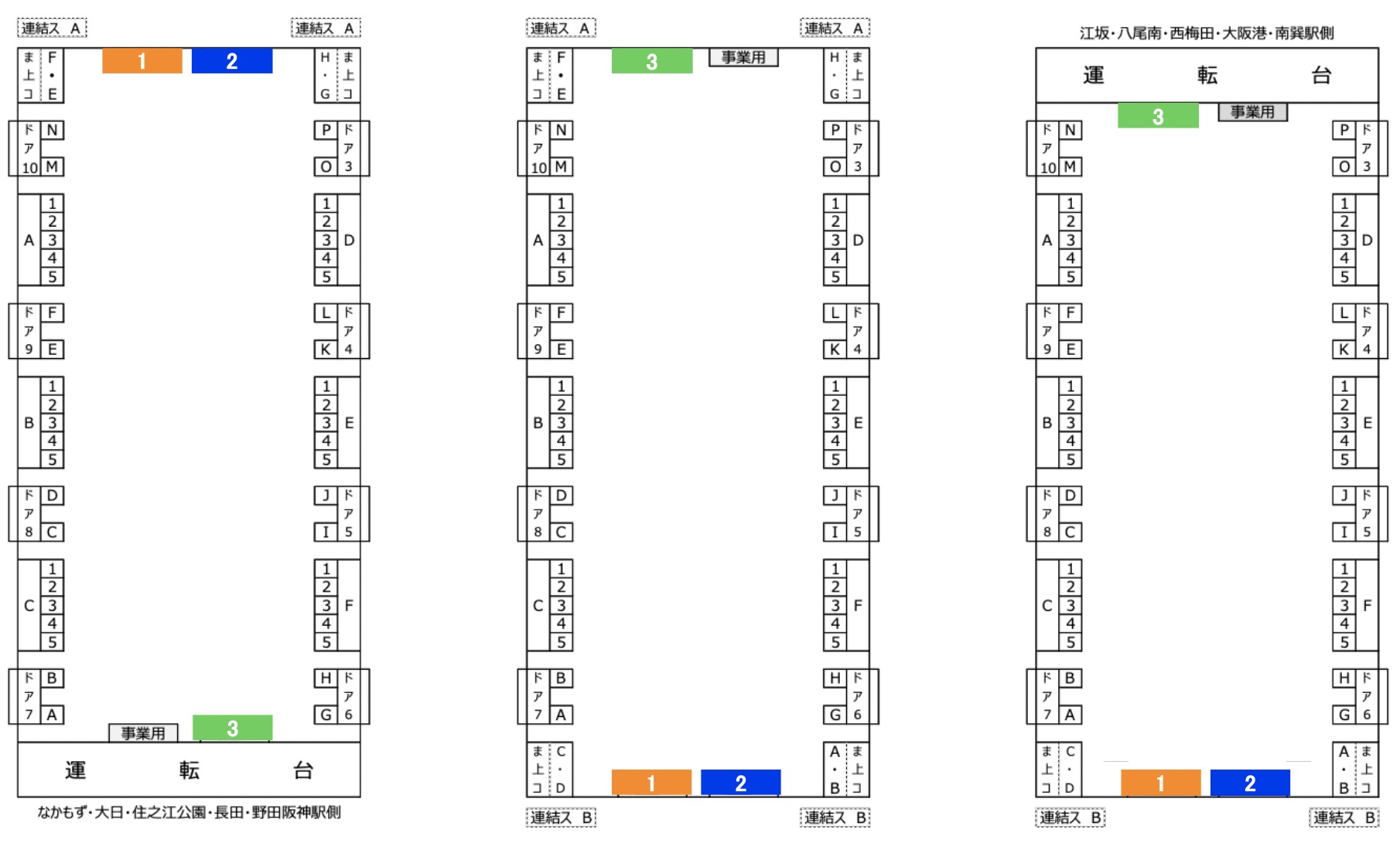 連結部上部ポスター 配置図