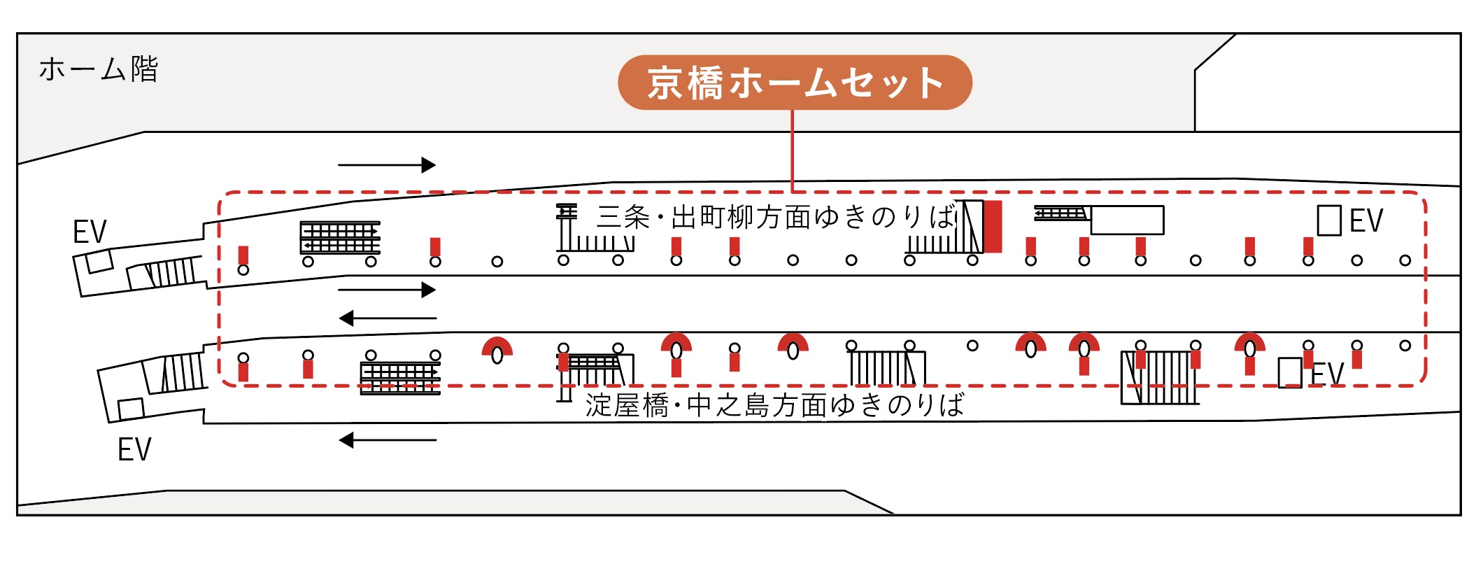 京橋ホームセット 配置図