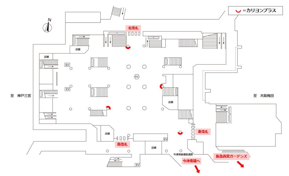 カリヨンプラス 配置図