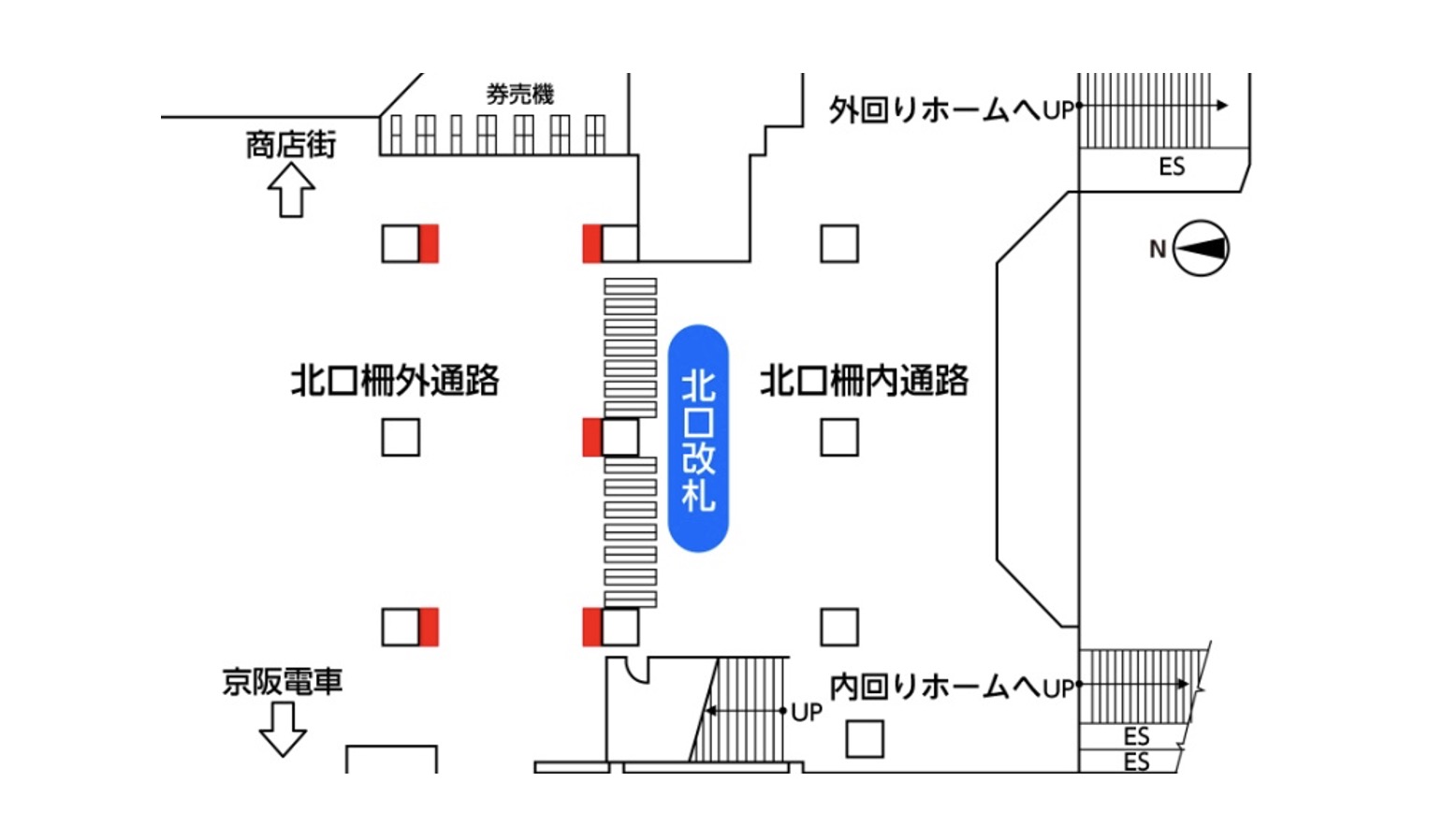 J・ADビジョンWEST  京橋駅北口セット 配置図