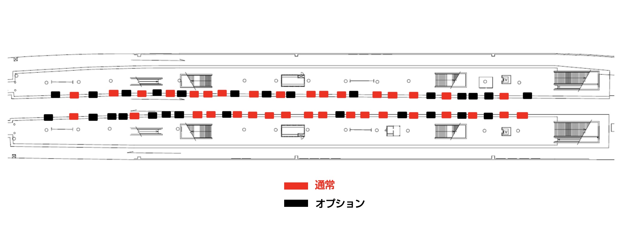 守口市ホームドアシート 配置図