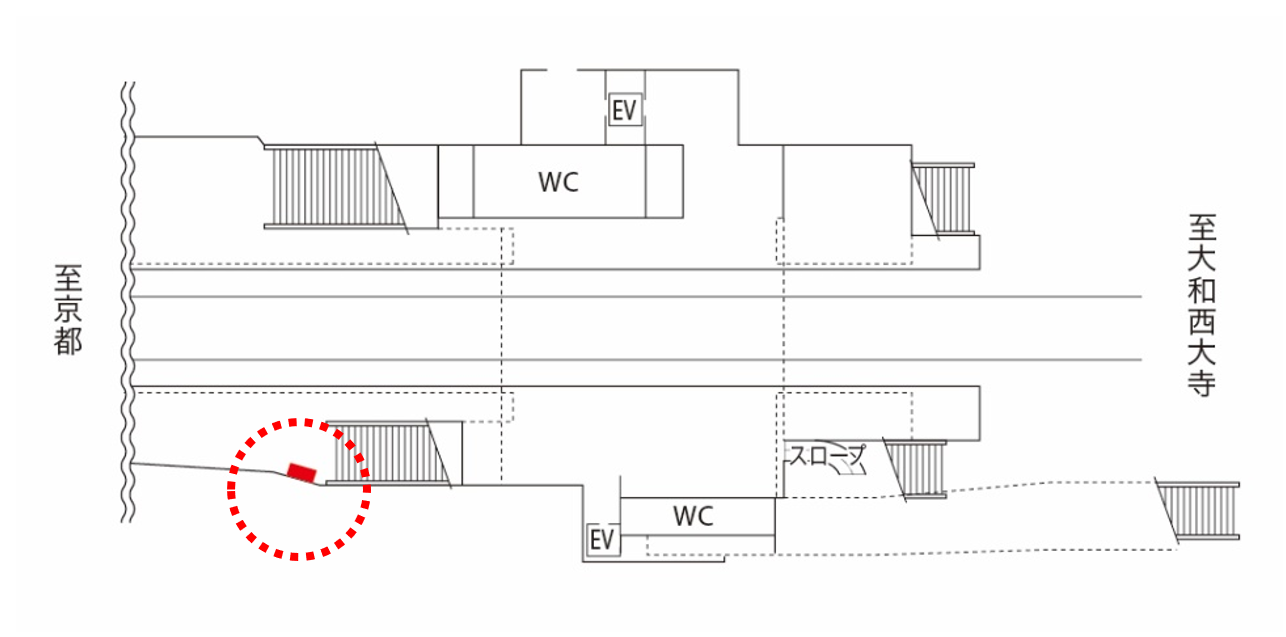同志社前キャンパスボード 配置図