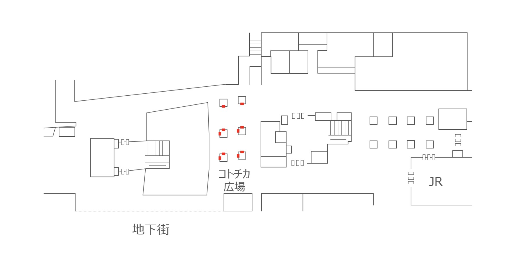 コトチカビジョン京都 配置図